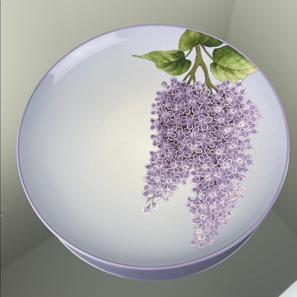 Noritake Colorwave Lilac Purple Floral Appetizer Dessert 8.5” Plate